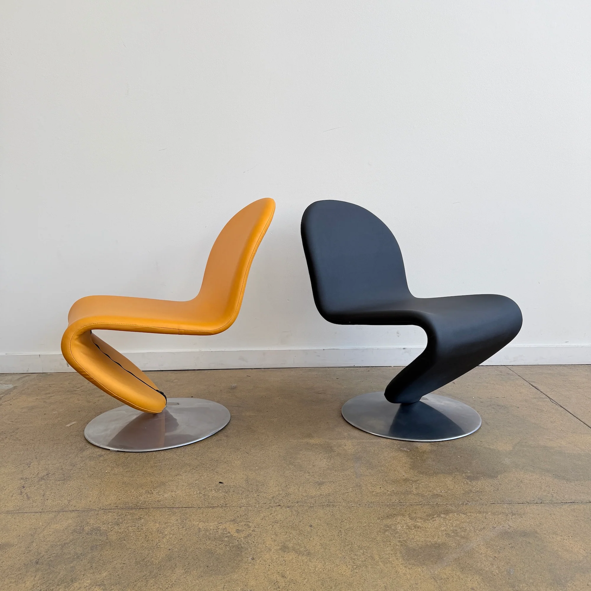 Verner Panton 1-2-3 standard lounge chair by VerPan - Yellow - Image 4