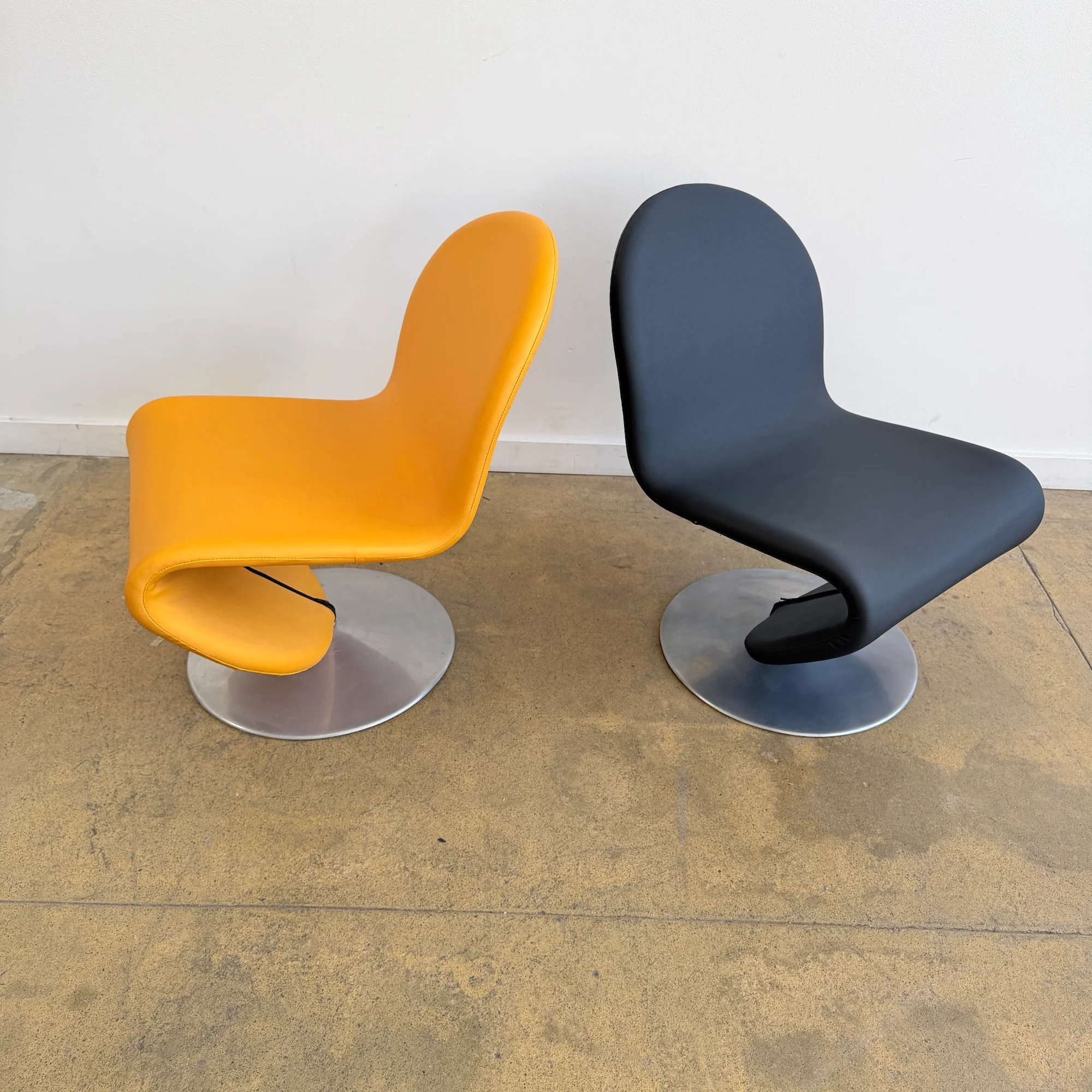 Verner Panton 1-2-3 standard lounge chair by VerPan - Yellow - Image 5