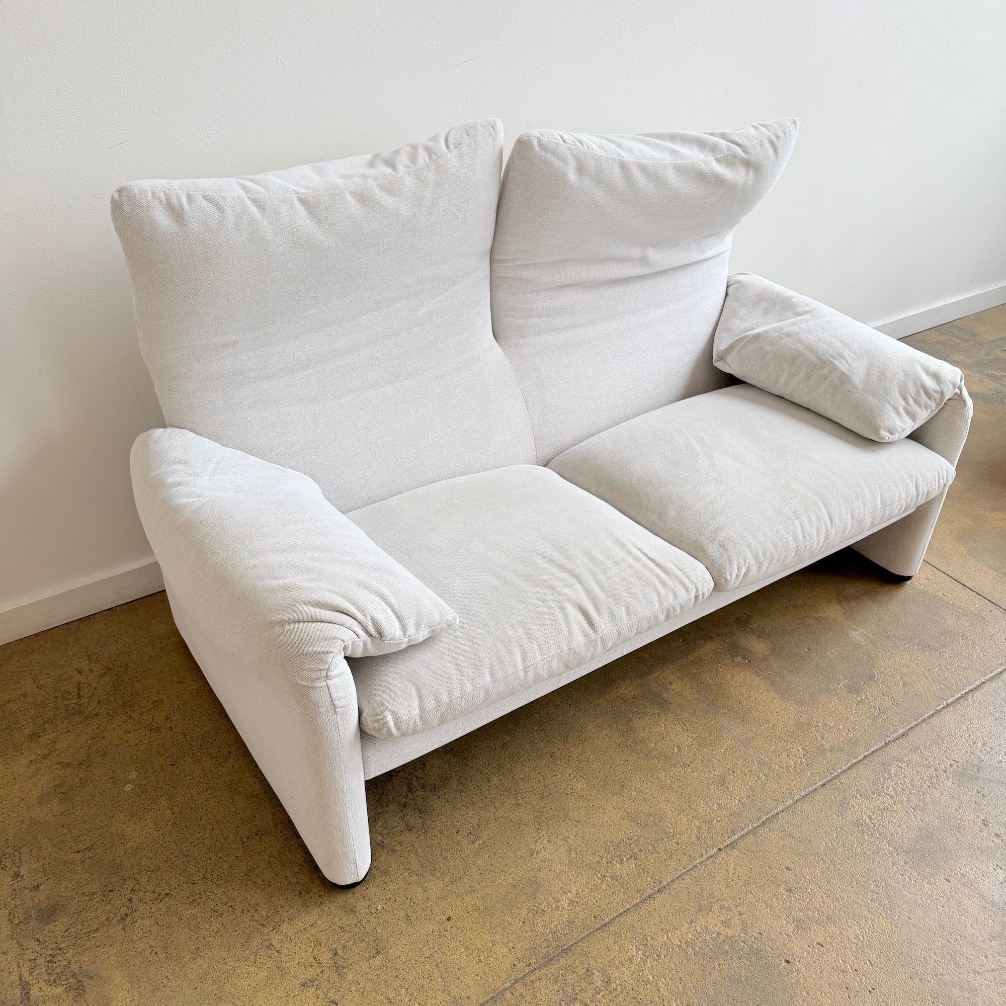 Vico Magistretti for Cassina “Maralunga” Two-Seater Sofa - Image 7