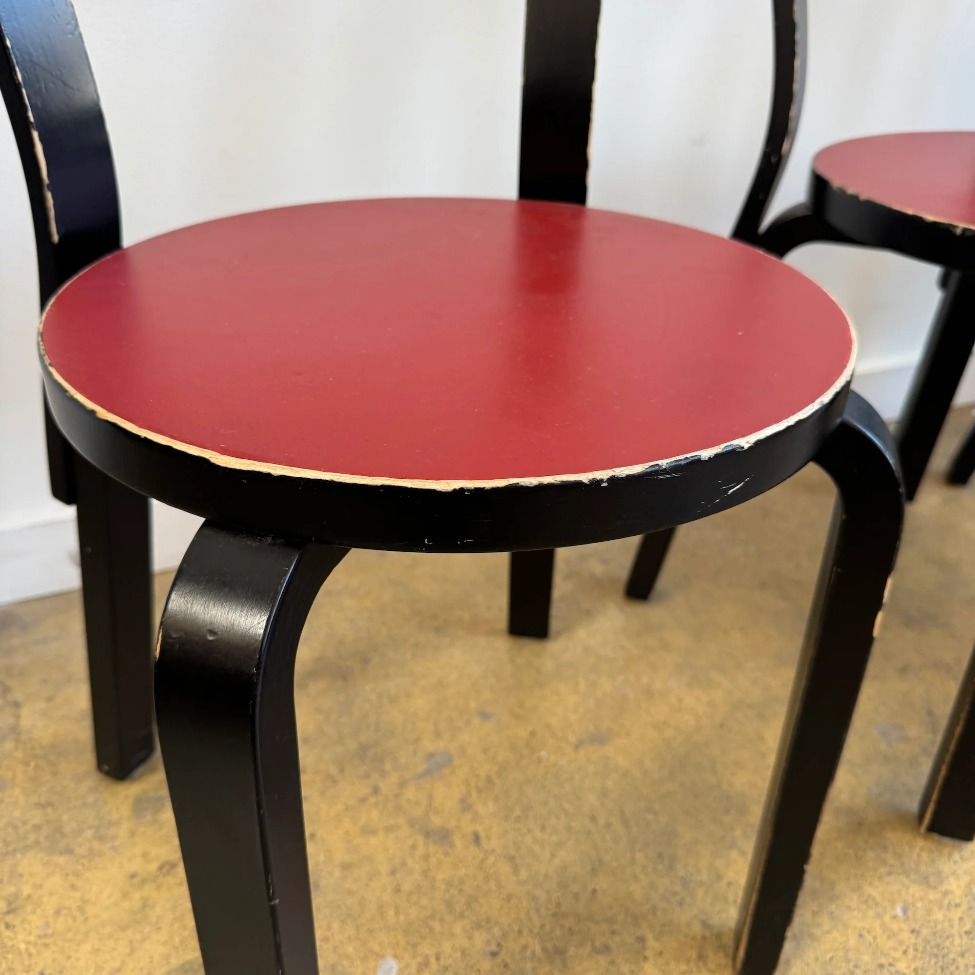 Vintage! Alvar Aalto "model 68" Dining chairs - Set of 5 - Image 7