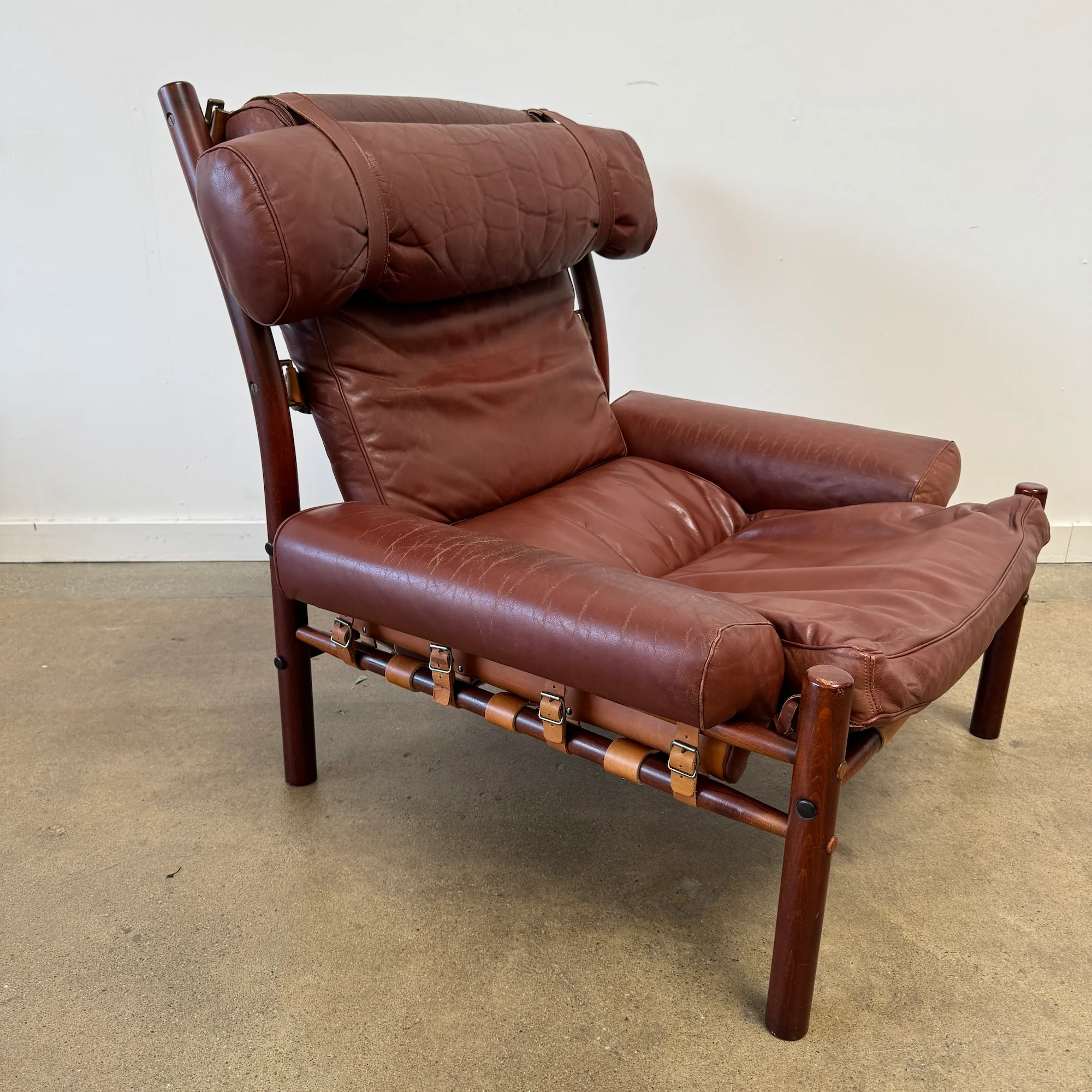Vintage Arne Norell "Inca" Lounge Chair, Sweden, 1970s - Image 5