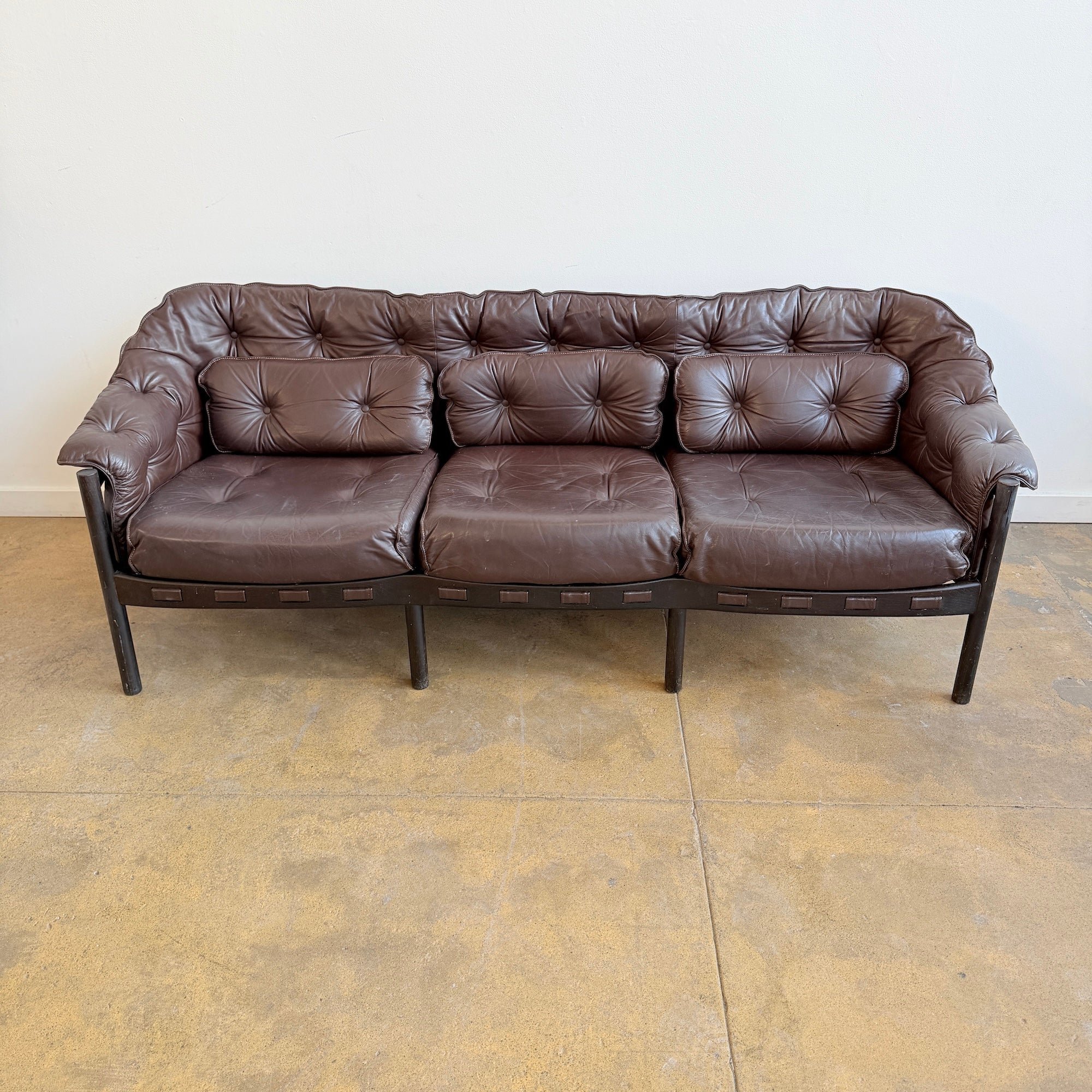 Vintage Arne Norell Three-Seater Sofa for Coja 1970s - Image 2