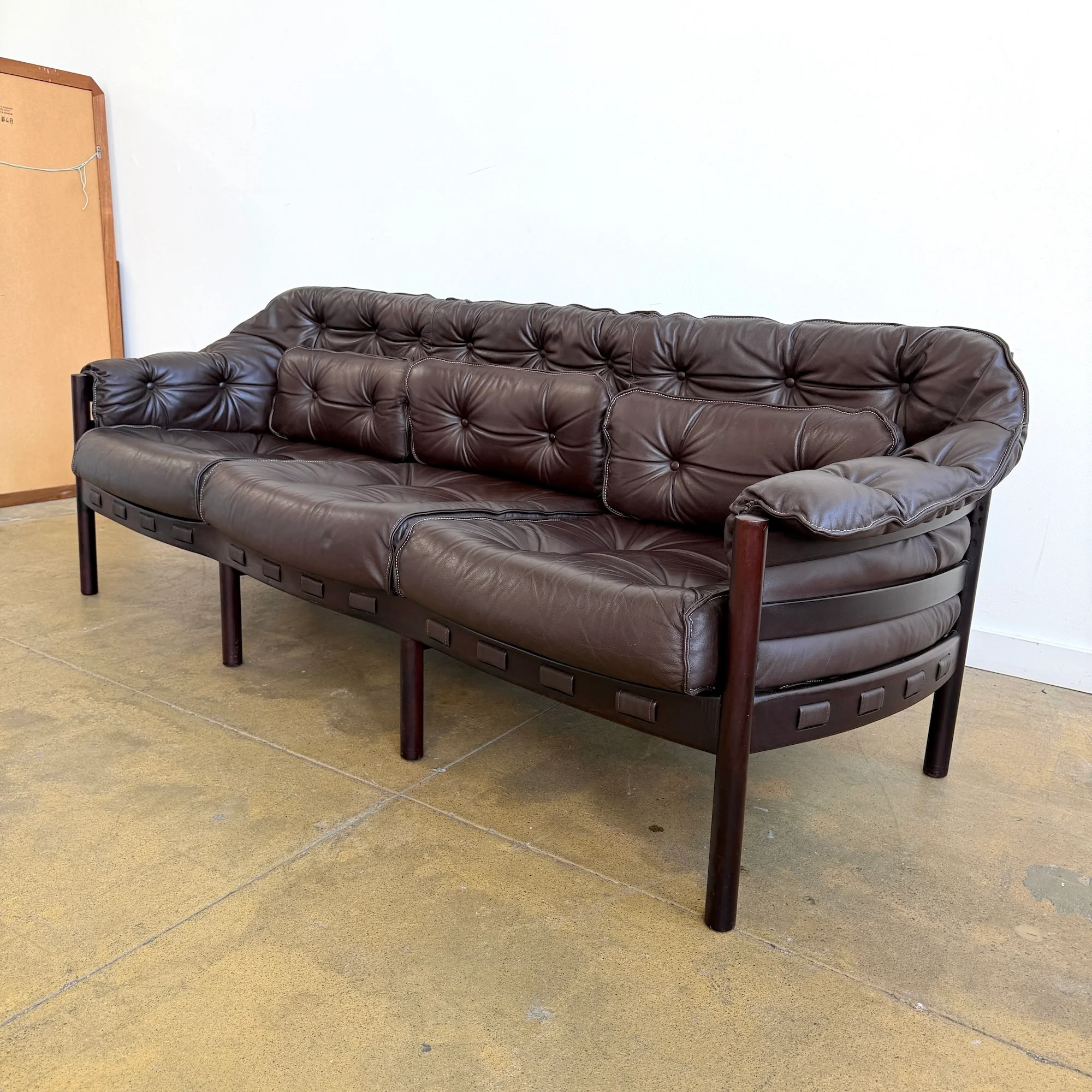 Vintage Arne Norell Three-Seater Sofa for Coja  1970s - Image 4