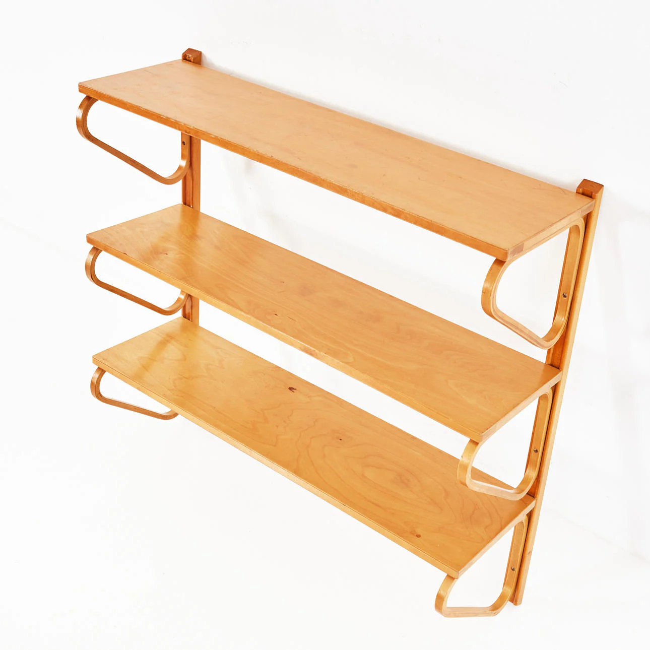 Rare! Vintage Artek Alvar Aalto "Model 112" 3 Wall shelf - Image 3