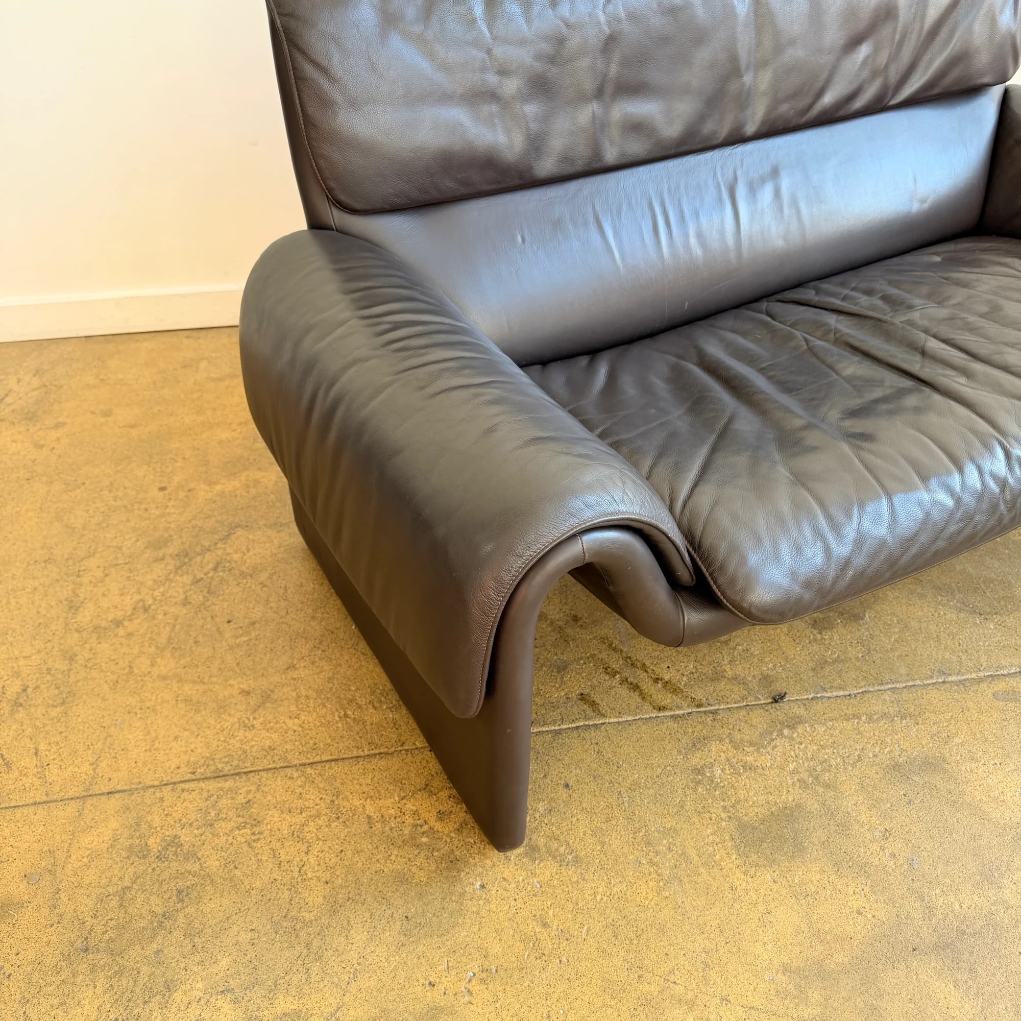 Vintage De Sede "DS-2011" Loveseat Leather Sofa - Image 3