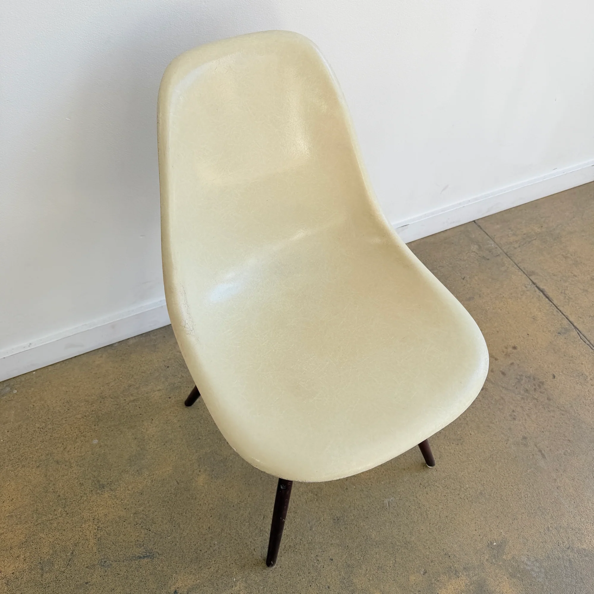 Vintage Herman Miller Eames Molded Single Fiberglass Chair (Three Available) - Image 4