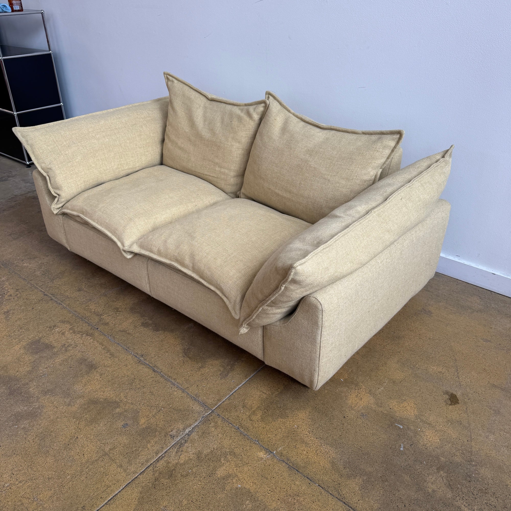 Vintage Italian Cado Loveseat Sofa by Gunnar Gravesen & David Lewis for ICF De Padova, 1970s - Image 4