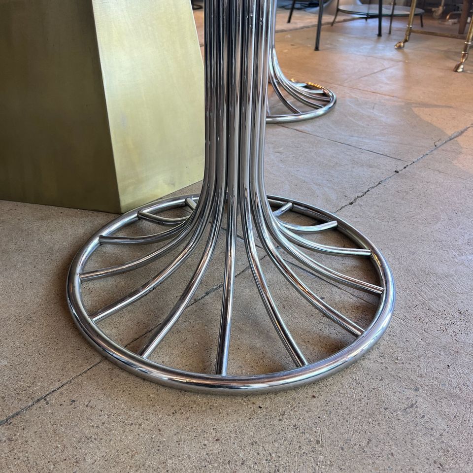 Vintage Italian Rima Wire Margot set of 4 Chair by Gastone Rinaldi - Image 4