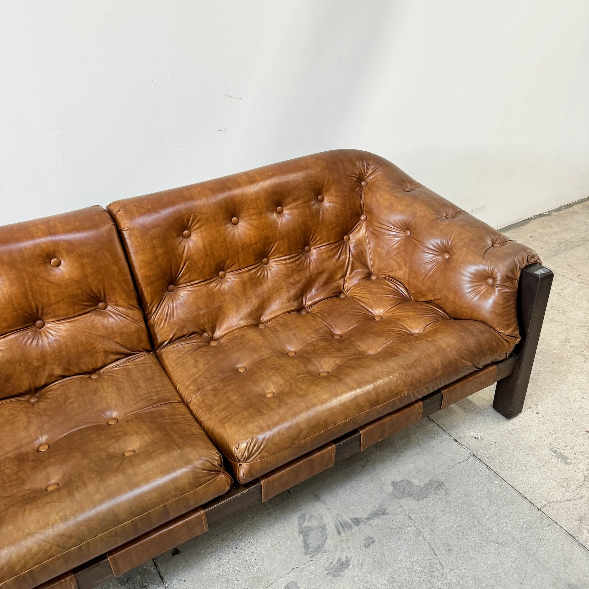 Vintage Mid Century Modern Percival Laffer style Sofa - Image 5