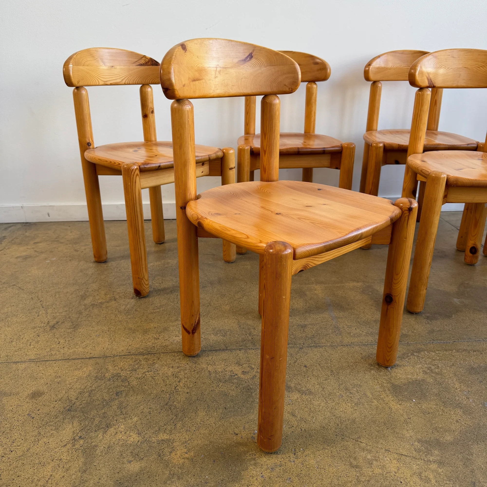 Vintage! Rainer Daumiller style Set of 6 Dining chairs - 1970s - Image 7