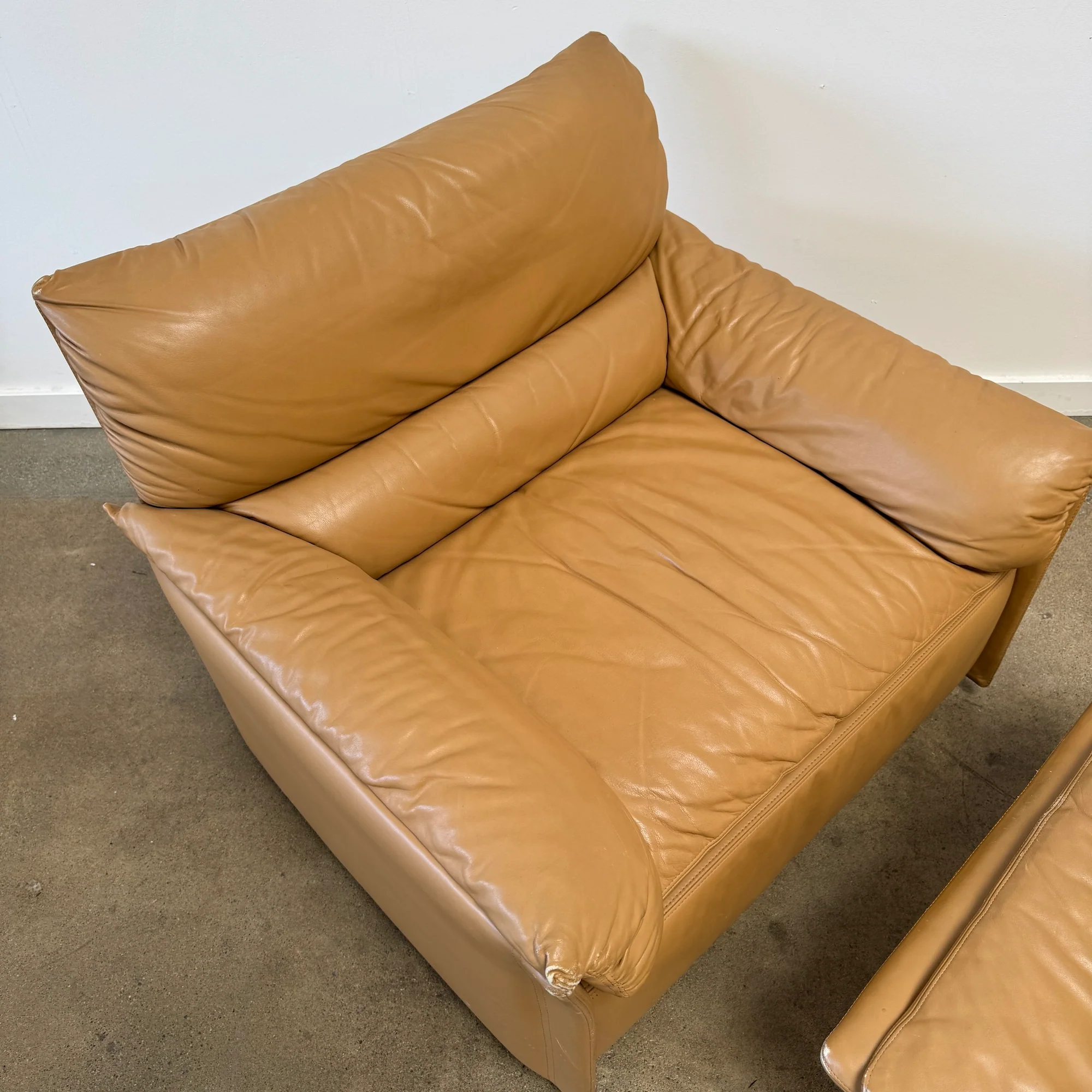 Vintage Saporiti Italia 'Queening' Lounge Chair & Ottoman, Italy, 1960s - Image 6