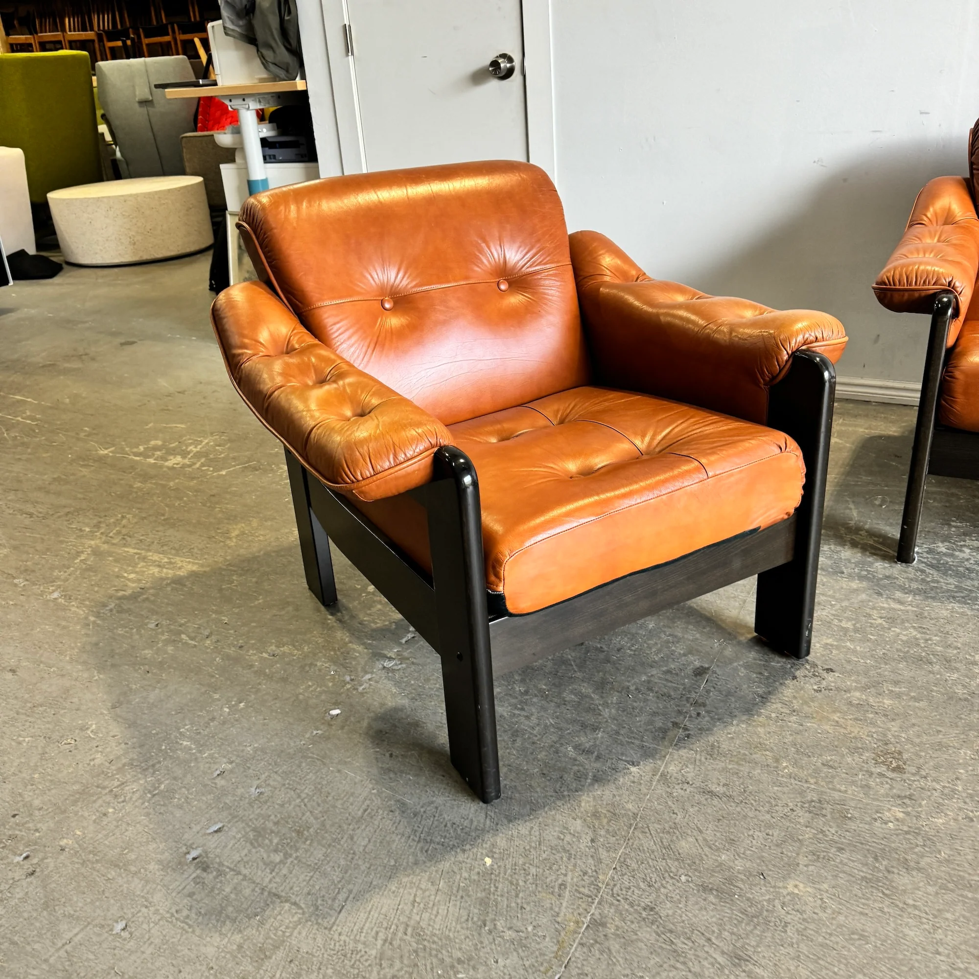 Vintage Swedish Sofa with two matching lounge chairs - Image 6