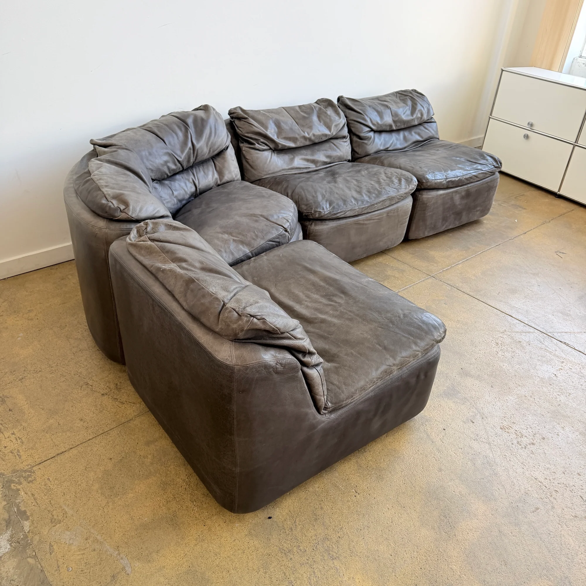 Vintage Walter Knoll Modular 4 Piece Sofa by Friedrich Hill - Image 10