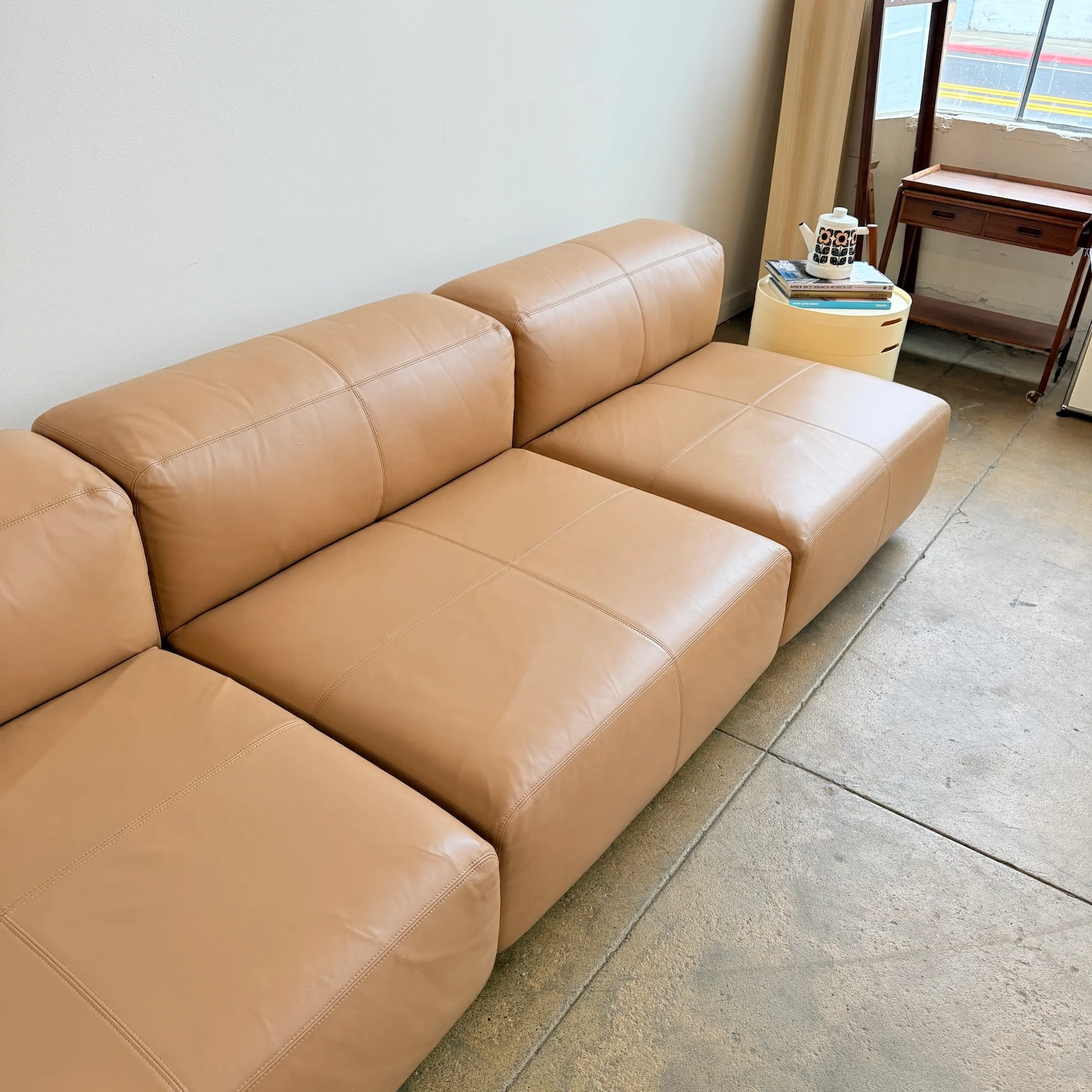 Vitra Leather Soft Modular Sofa by Jasper Morrison - Image 12