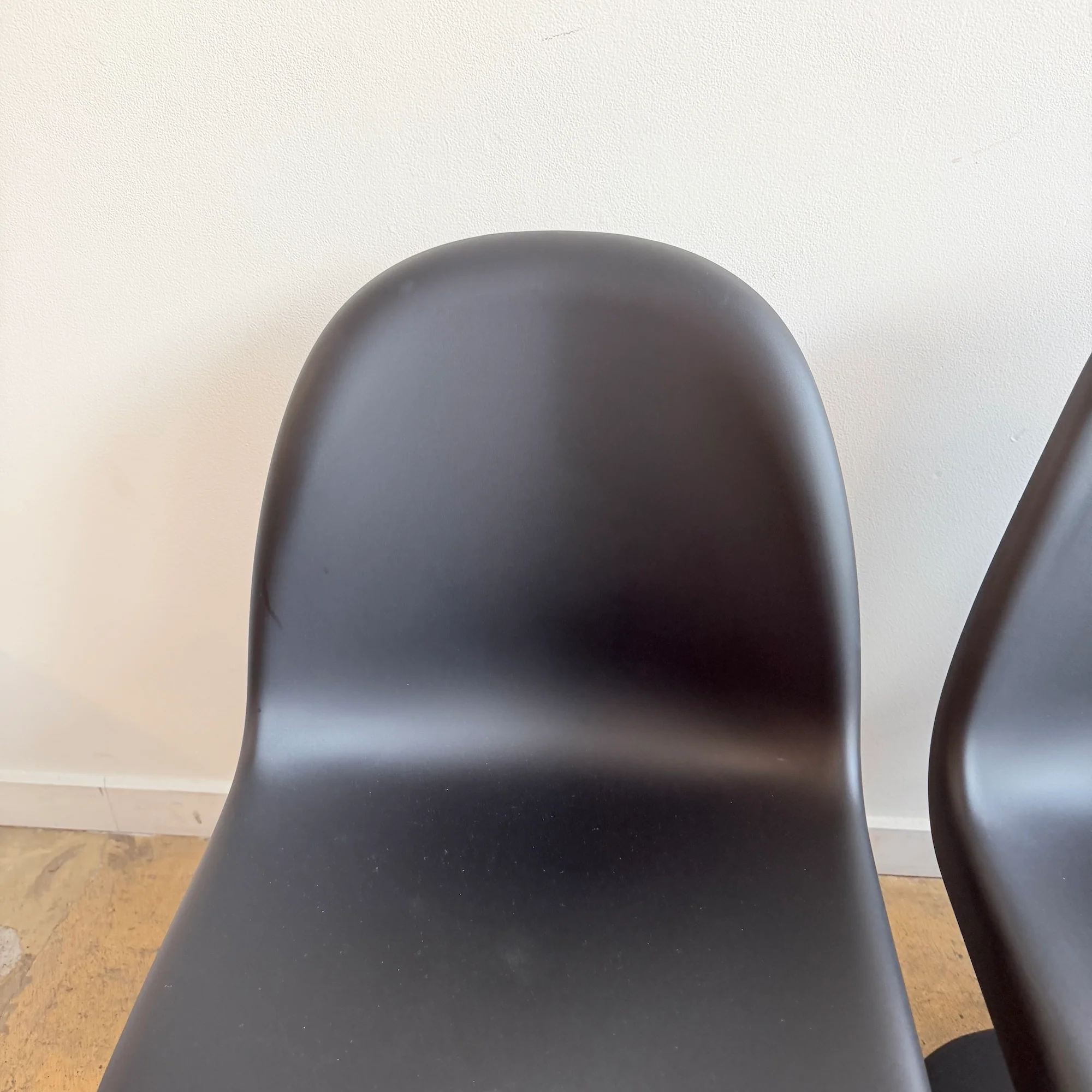 Vitra Verner Panton Stacking Chairs - Black - Image 5